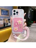 Розовый чехол для iPhone 17 с цветком и ремешком Potdemiel 1104635204 купить за 383 ₽ в интернет‑магазине Wildberries